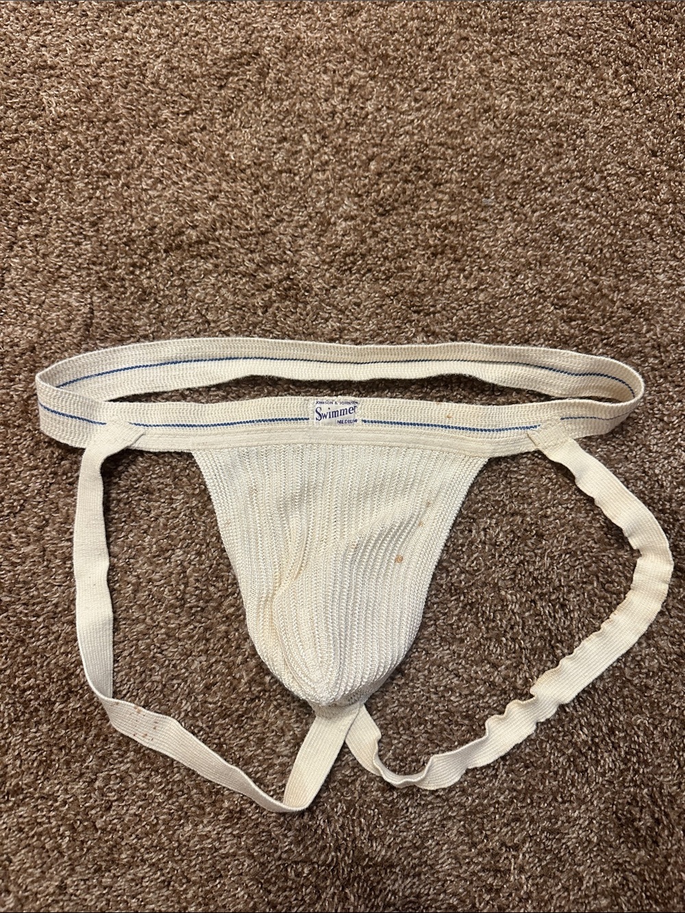 Johnson and Johnson Vintage Swim Jockstrap M